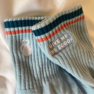 Give Me The Scoop Pilates Grip Socks